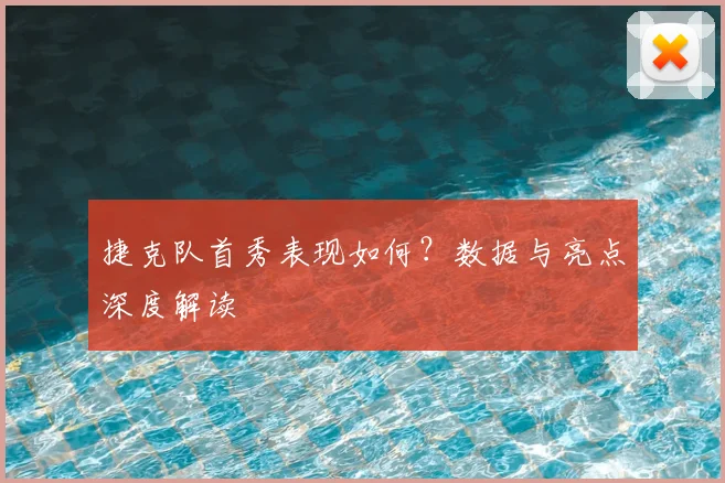 捷克队首秀表现如何?数据与亮点深度解读